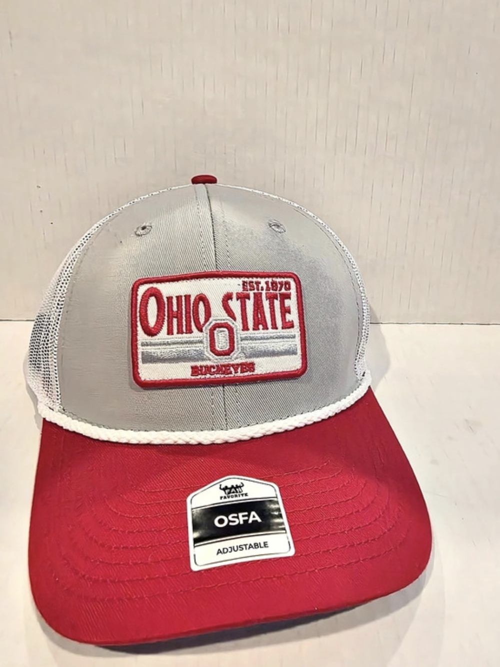 Ohio State Adjustable Trucker Hat
